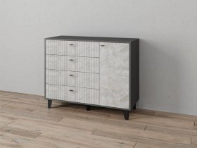 Комод «Катрин-13» (графит/мальта) в Ужуре - uzhur.mebel-nsk.ru | фото