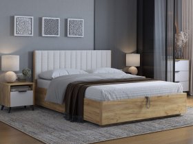 Кровать двуспальная 1,6м Юлия в Ужуре - uzhur.mebel-nsk.ru | фото