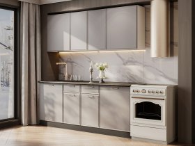 Кухонный гарнитур «Адель» 2,0м (нео) в Ужуре - uzhur.mebel-nsk.ru | фото