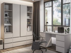 Модульная детская Люмо (кашемир) в Ужуре - uzhur.mebel-nsk.ru | фото