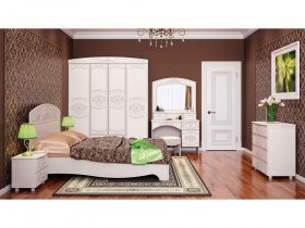 Модульная спальня Каролина в Ужуре - uzhur.mebel-nsk.ru | фото