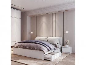 Модульная спальня Симпл в Ужуре - uzhur.mebel-nsk.ru | фото
