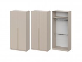 Шкаф ШК-100 Эккервуд (меланж) в Ужуре - uzhur.mebel-nsk.ru | фото