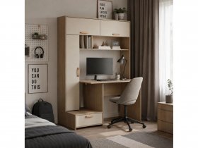 Стол письменный Лайт 03.243  (плэйн/сатин) в Ужуре - uzhur.mebel-nsk.ru | фото