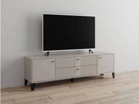 Тумба под ТВ Парус-10 (кашемир/сантьяго софт) в Ужуре - uzhur.mebel-nsk.ru | фото